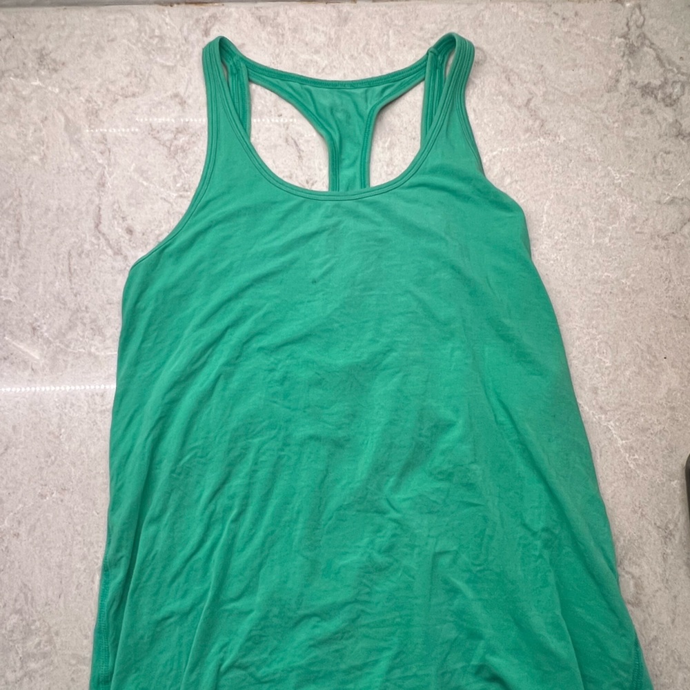Lululemon Green Tank Top